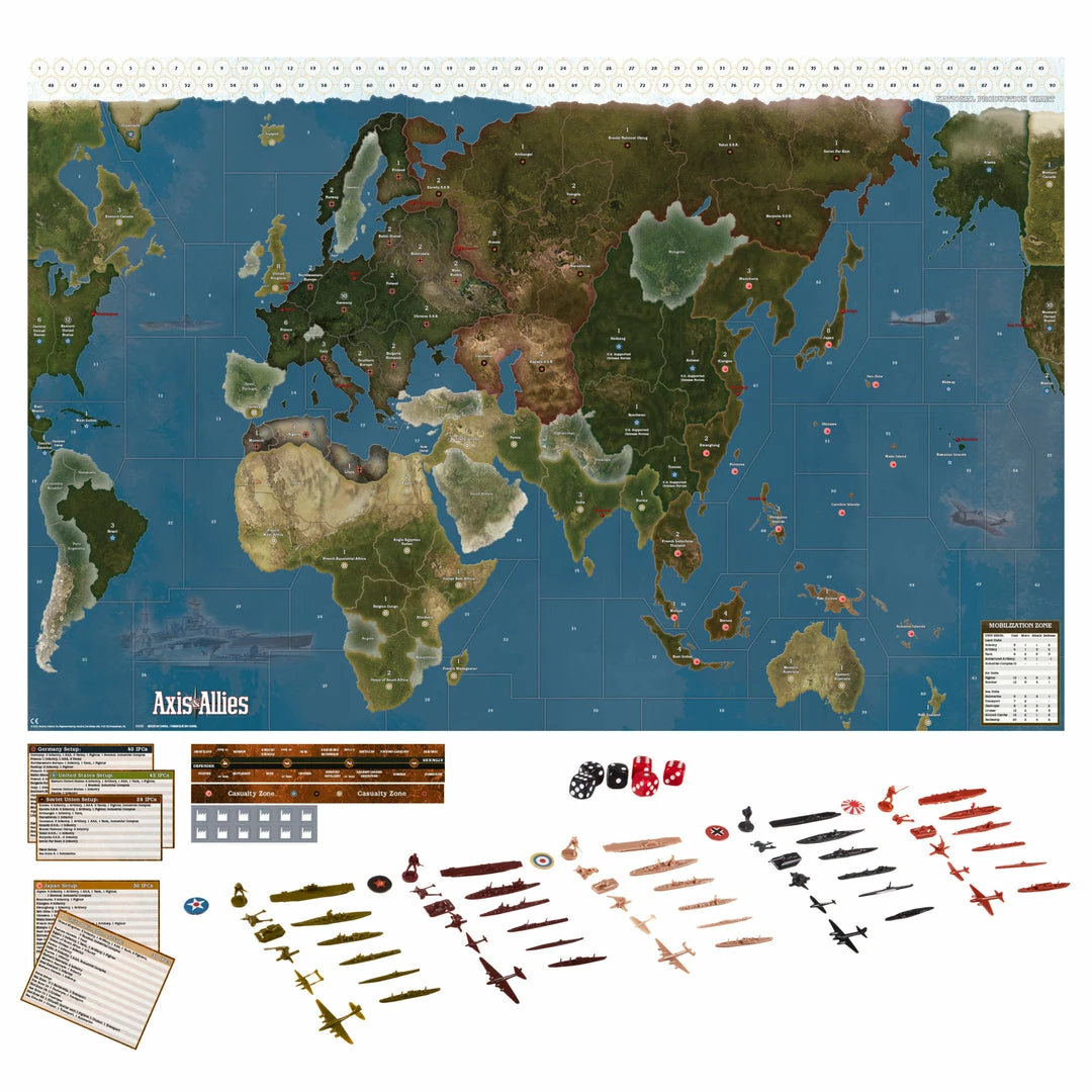 Avalon Hill Axis & Allies 1942 Second Edition Back In Stock