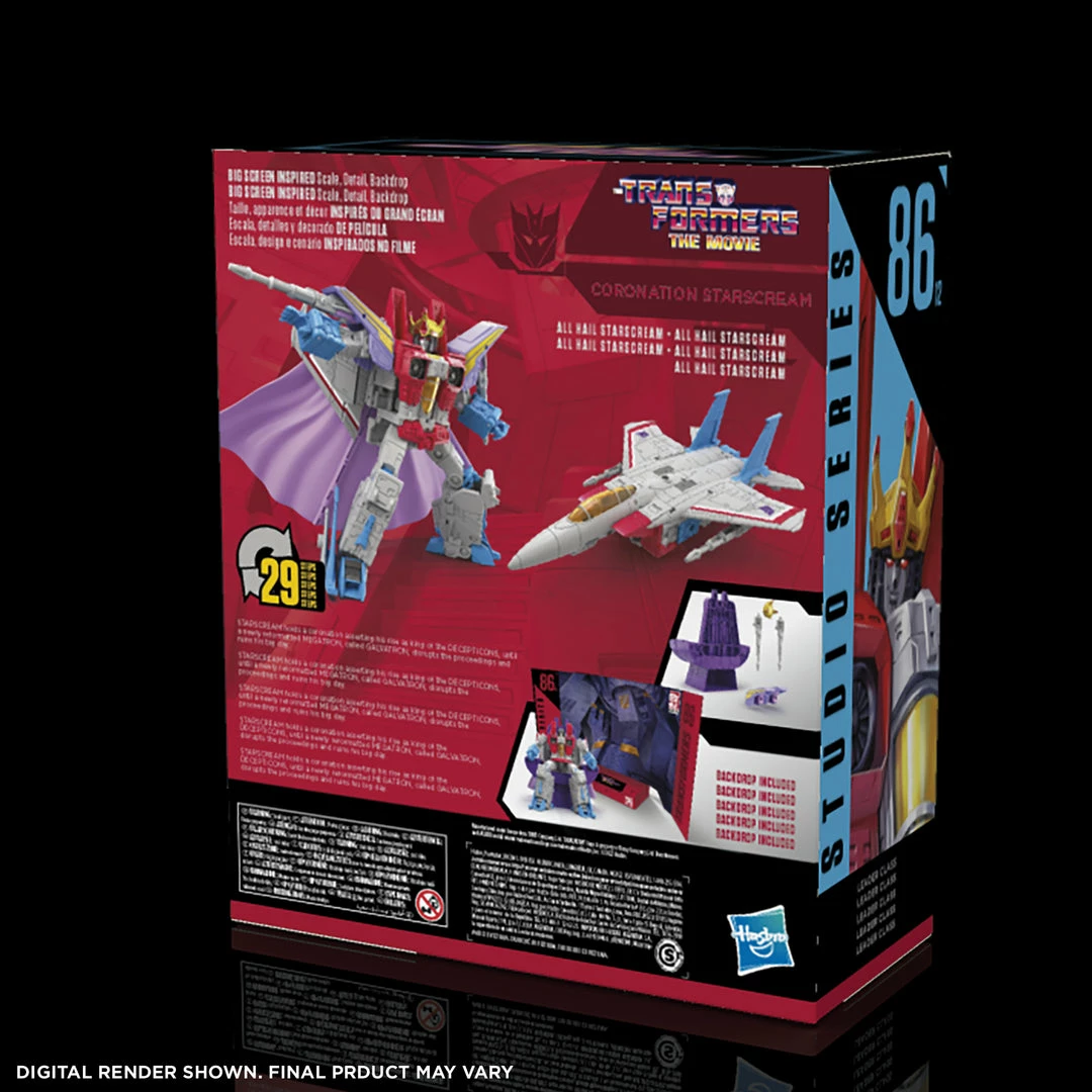Transformers Studio Series 86-12 Leader The Transformers: The Movie Coronation Starscream Back In Stock