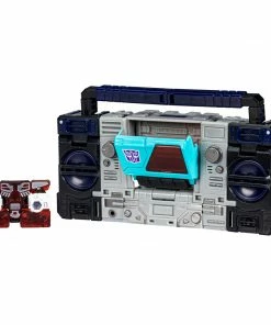 Transformers Generations Shattered Glass Collection Autobot Blaster & IDW’s Shattered Glass -- Blaster (Exclusive Hasbro Pulse Variant Cover) New