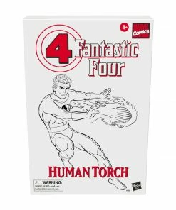Hasbro Pulse Exclusives Marvel Legends Series Fantastic Four Retro Human Torch