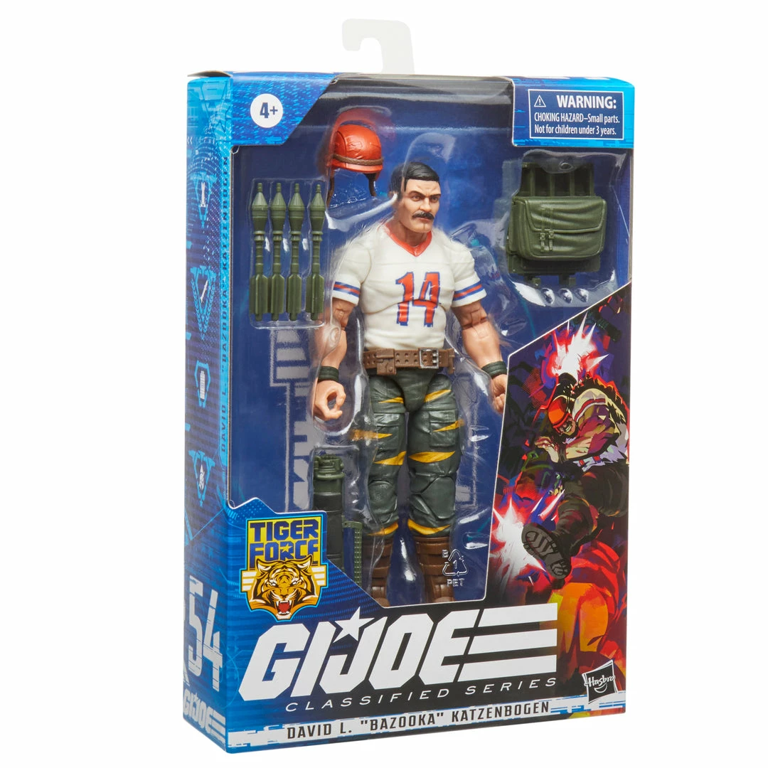 GI Joe Partner Exclusives G.I. Joe Classified Series Tiger Force David L. “Bazooka” Katzenbogen Figure