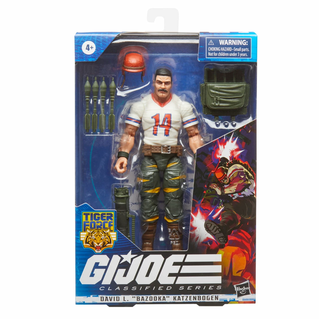 GI Joe Partner Exclusives G.I. Joe Classified Series Tiger Force David L. “Bazooka” Katzenbogen Figure