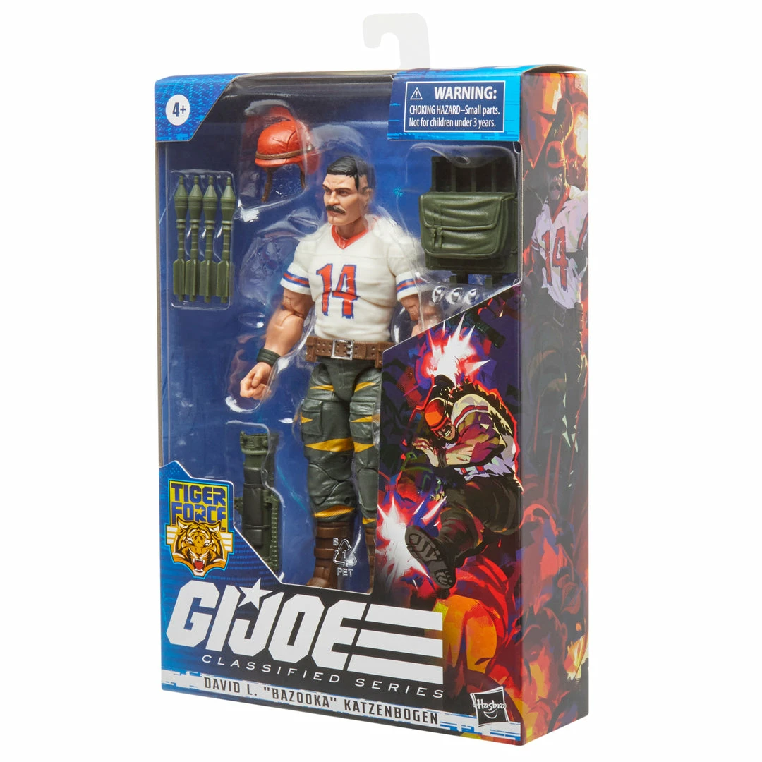 GI Joe Partner Exclusives G.I. Joe Classified Series Tiger Force David L. “Bazooka” Katzenbogen Figure