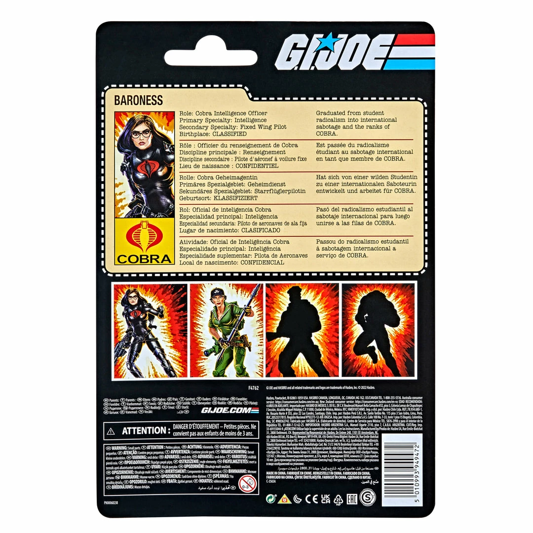 GI Joe G.I. Joe Classified Series Baroness Action Figure Partner Exclusives