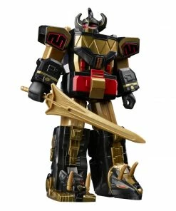 Power Rangers Mighty Morphin Black & Gold Dino Megazord 7-Inch Figure New