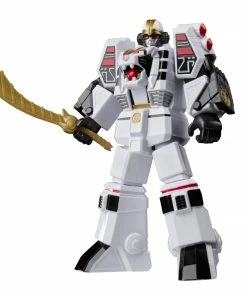 New Power Rangers Mighty Morphin White Tigerzord Warrior Mode 7-Inch Figure