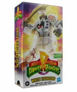New Power Rangers Mighty Morphin White Tigerzord Warrior Mode 7-Inch Figure
