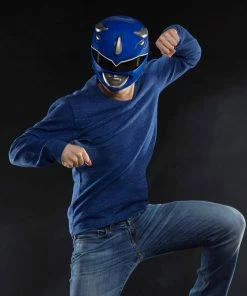 New Power Rangers Lightning Collection Mighty Morphin Blue Ranger Helmet
