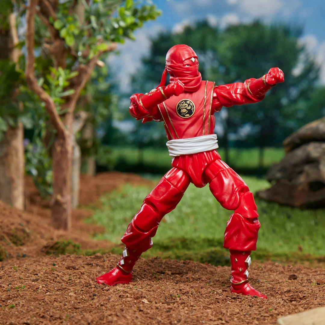 Partner Exclusives Power Rangers Lightning Collection Mighty Morphin Ninja Red Ranger Figure