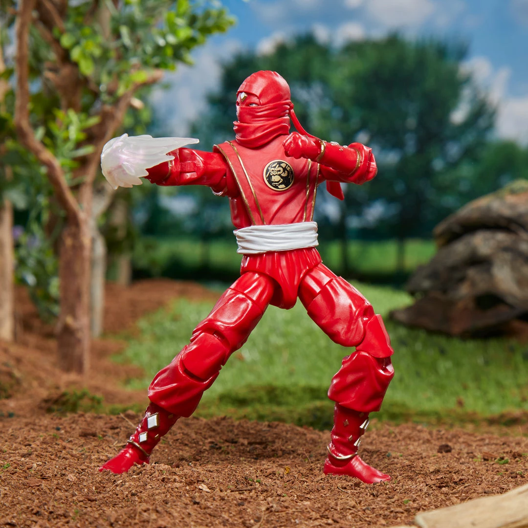 Partner Exclusives Power Rangers Lightning Collection Mighty Morphin Ninja Red Ranger Figure