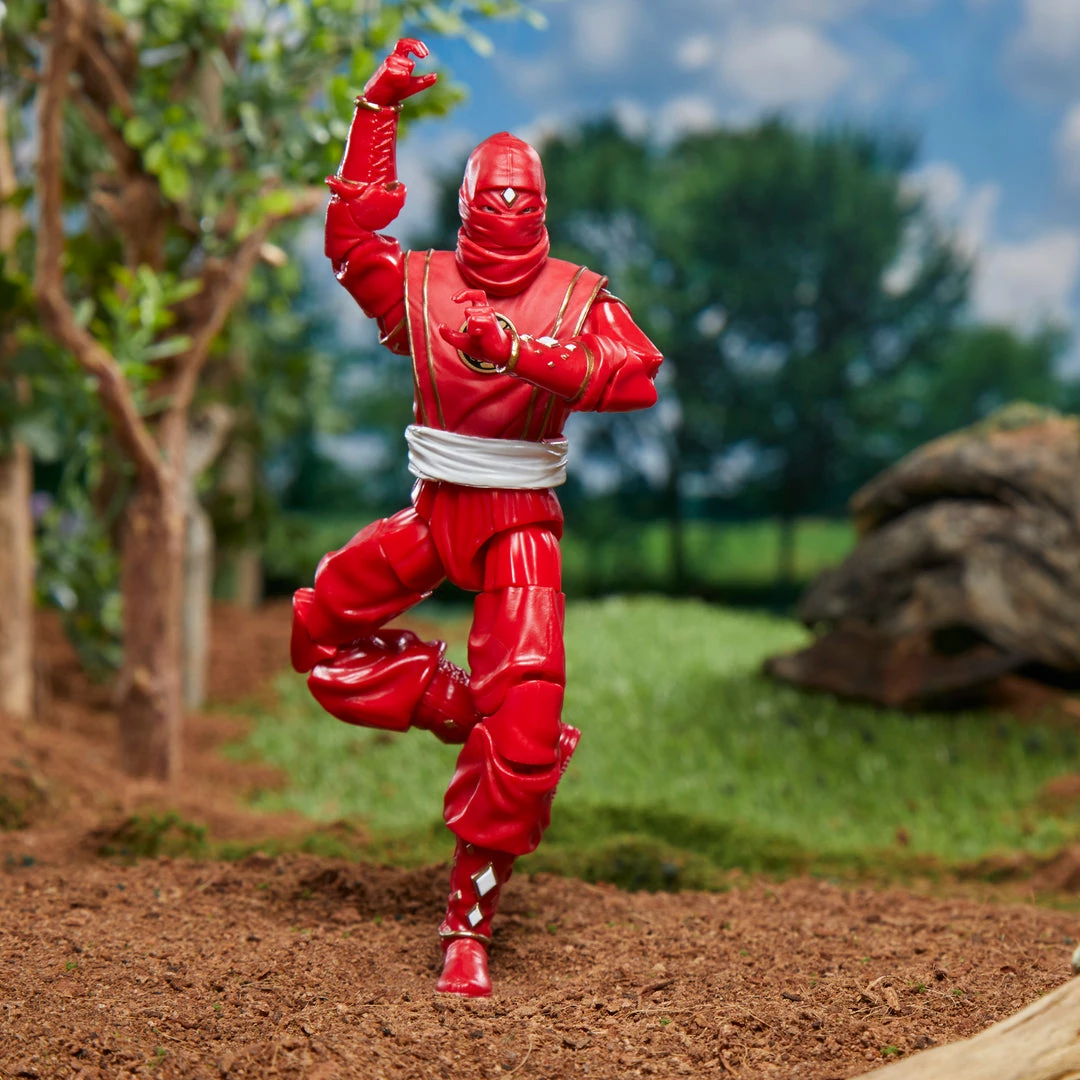 Partner Exclusives Power Rangers Lightning Collection Mighty Morphin Ninja Red Ranger Figure