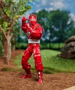 Partner Exclusives Power Rangers Lightning Collection Mighty Morphin Ninja Red Ranger Figure