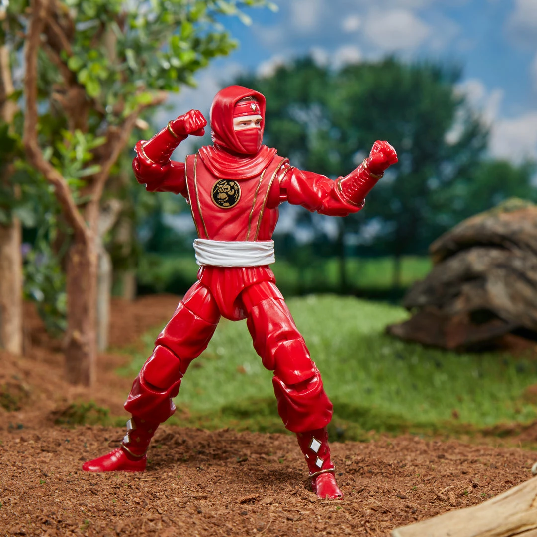 Partner Exclusives Power Rangers Lightning Collection Mighty Morphin Ninja Red Ranger Figure