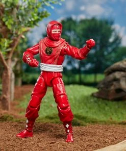 Partner Exclusives Power Rangers Lightning Collection Mighty Morphin Ninja Red Ranger Figure