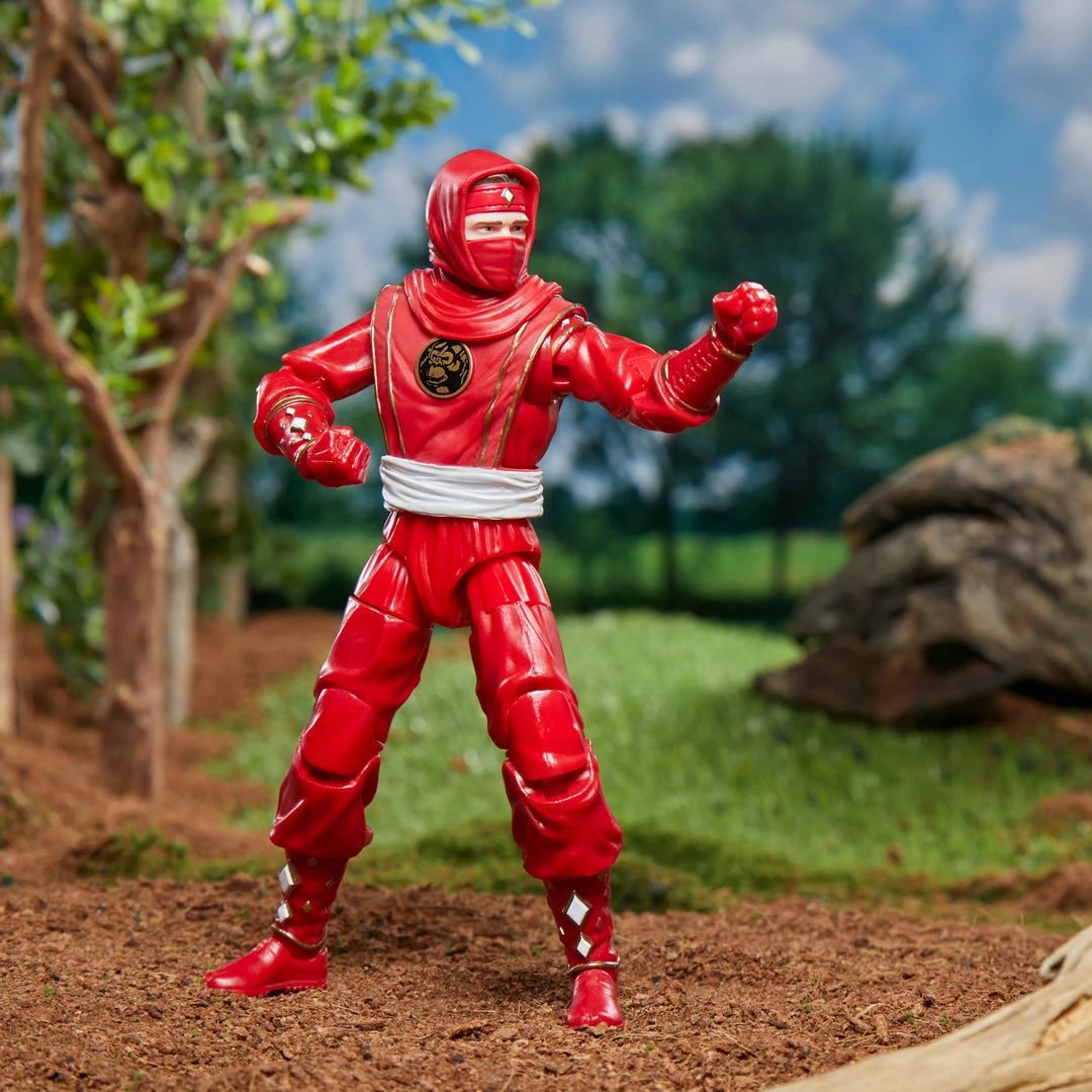 Partner Exclusives Power Rangers Lightning Collection Mighty Morphin Ninja Red Ranger Figure