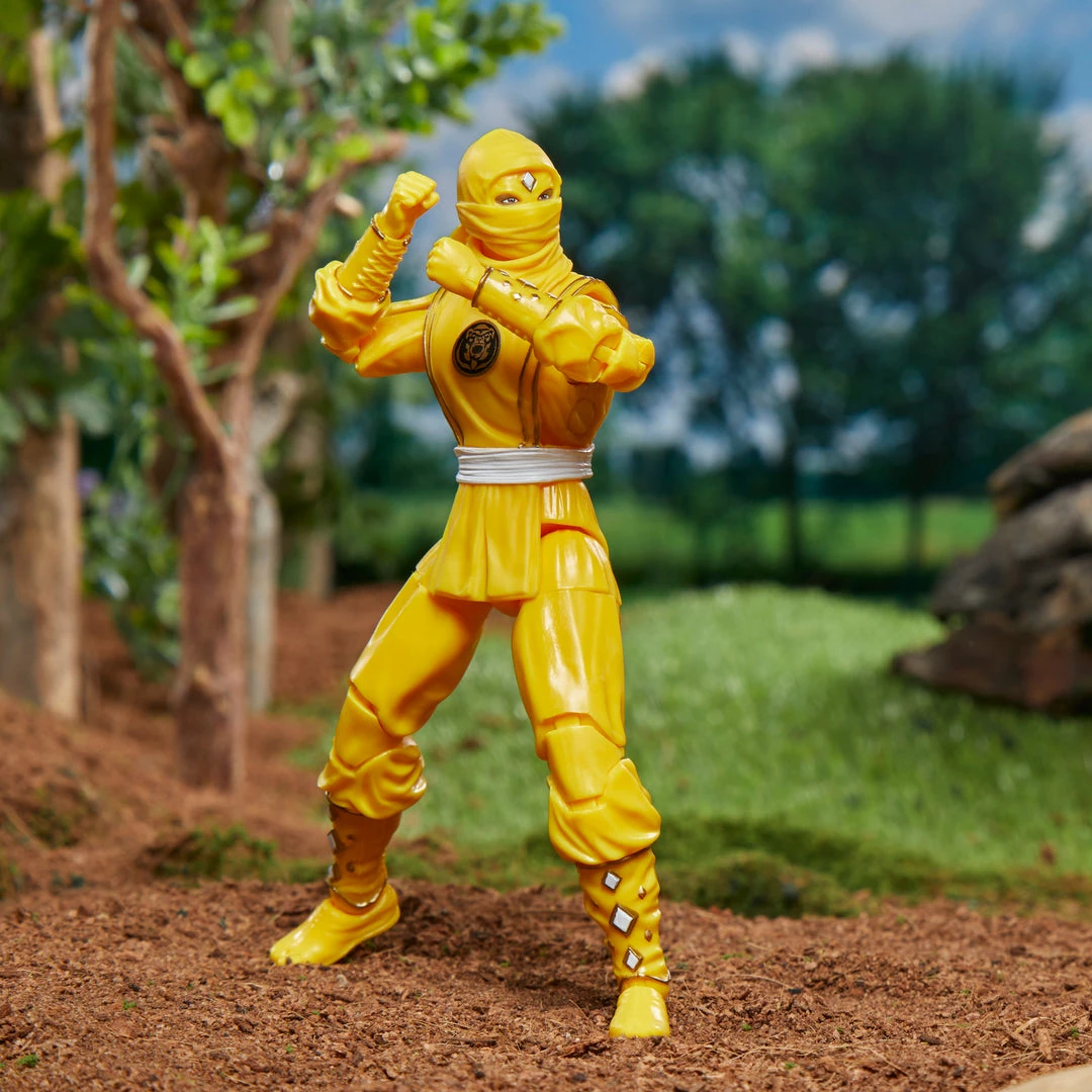 Power Rangers Lightning Collection Mighty Morphin Ninja Yellow Ranger Figure Partner Exclusives