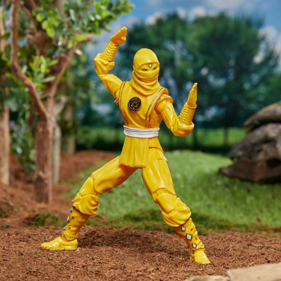 Power Rangers Lightning Collection Mighty Morphin Ninja Yellow Ranger Figure Partner Exclusives