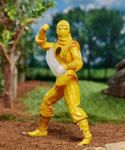 Power Rangers Lightning Collection Mighty Morphin Ninja Yellow Ranger Figure Partner Exclusives
