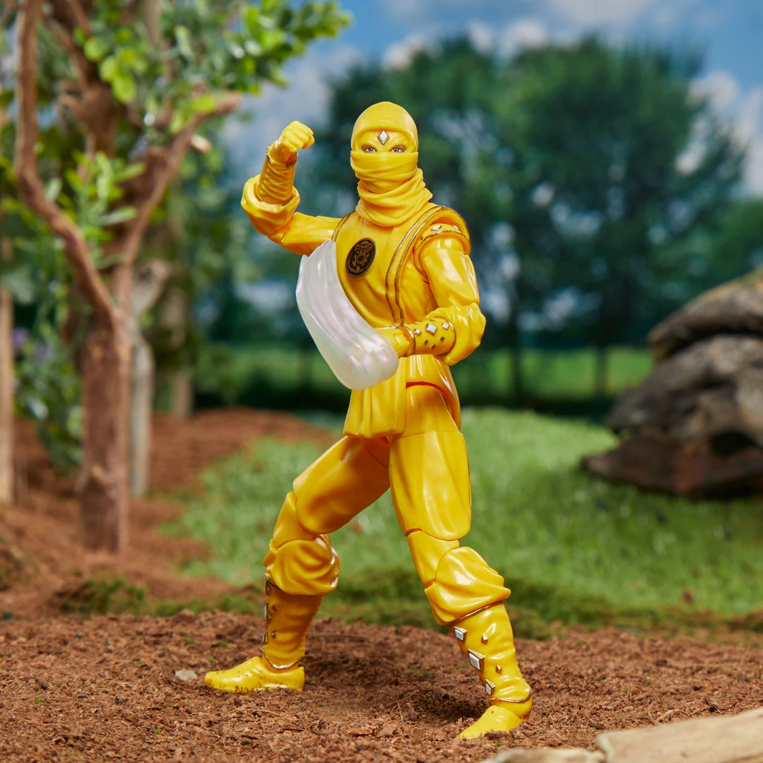 Power Rangers Lightning Collection Mighty Morphin Ninja Yellow Ranger Figure Partner Exclusives