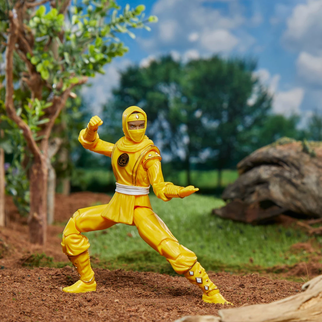 Power Rangers Lightning Collection Mighty Morphin Ninja Yellow Ranger Figure Partner Exclusives