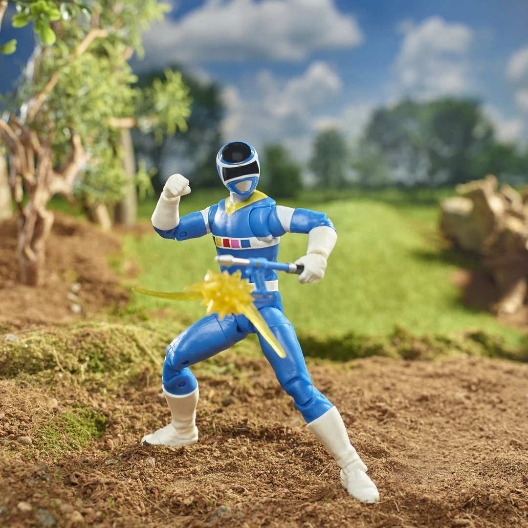 New Power Rangers Lightning Collection In Space Blue Ranger & Galaxy Glider Figure