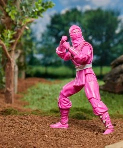 Partner Exclusives Power Rangers Lightning Collection Mighty Morphin Ninja Pink Ranger Figure