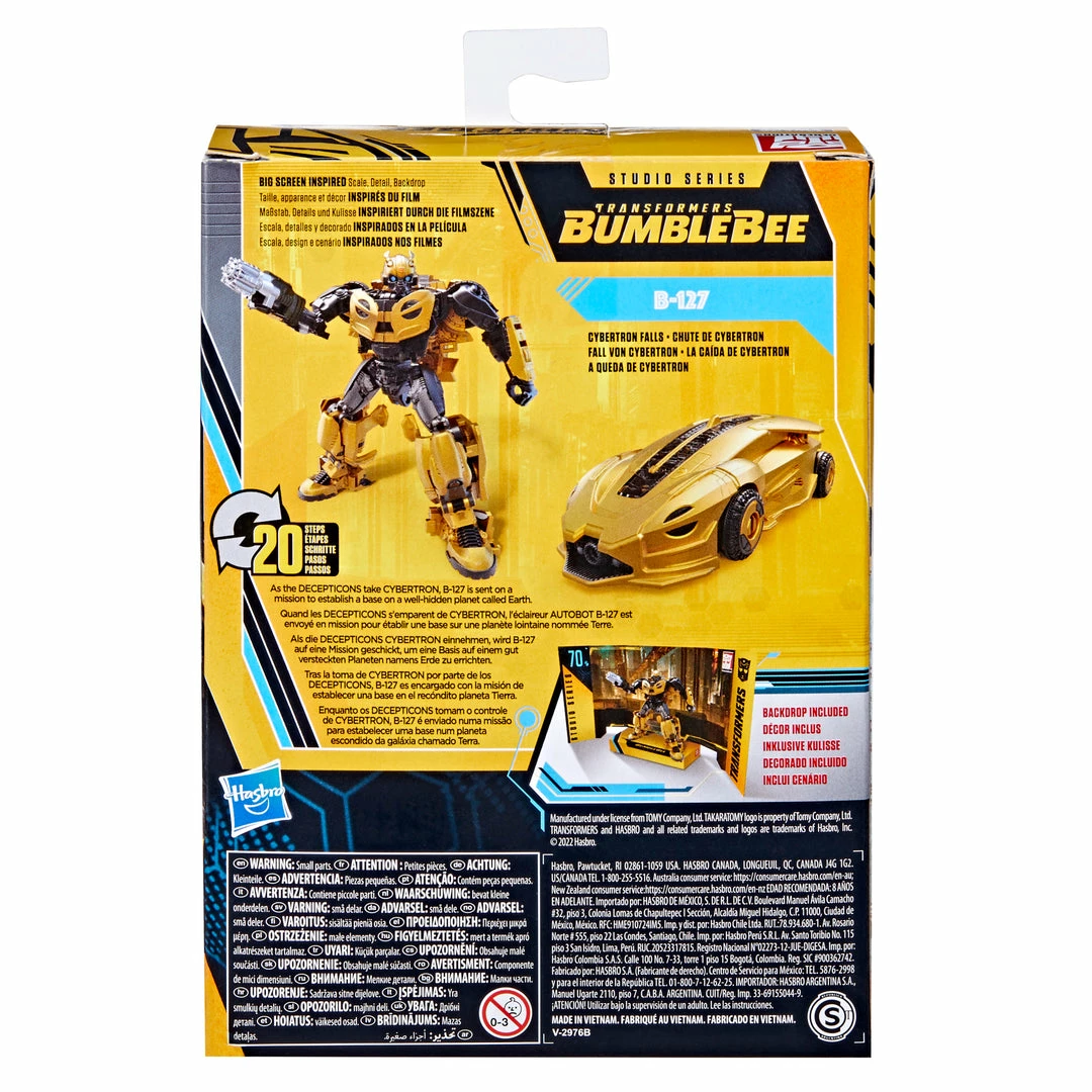 Transformers Buzzworthy Bumblebee Studio Series Deluxe Class 70BB B-127 Partner Exclusives