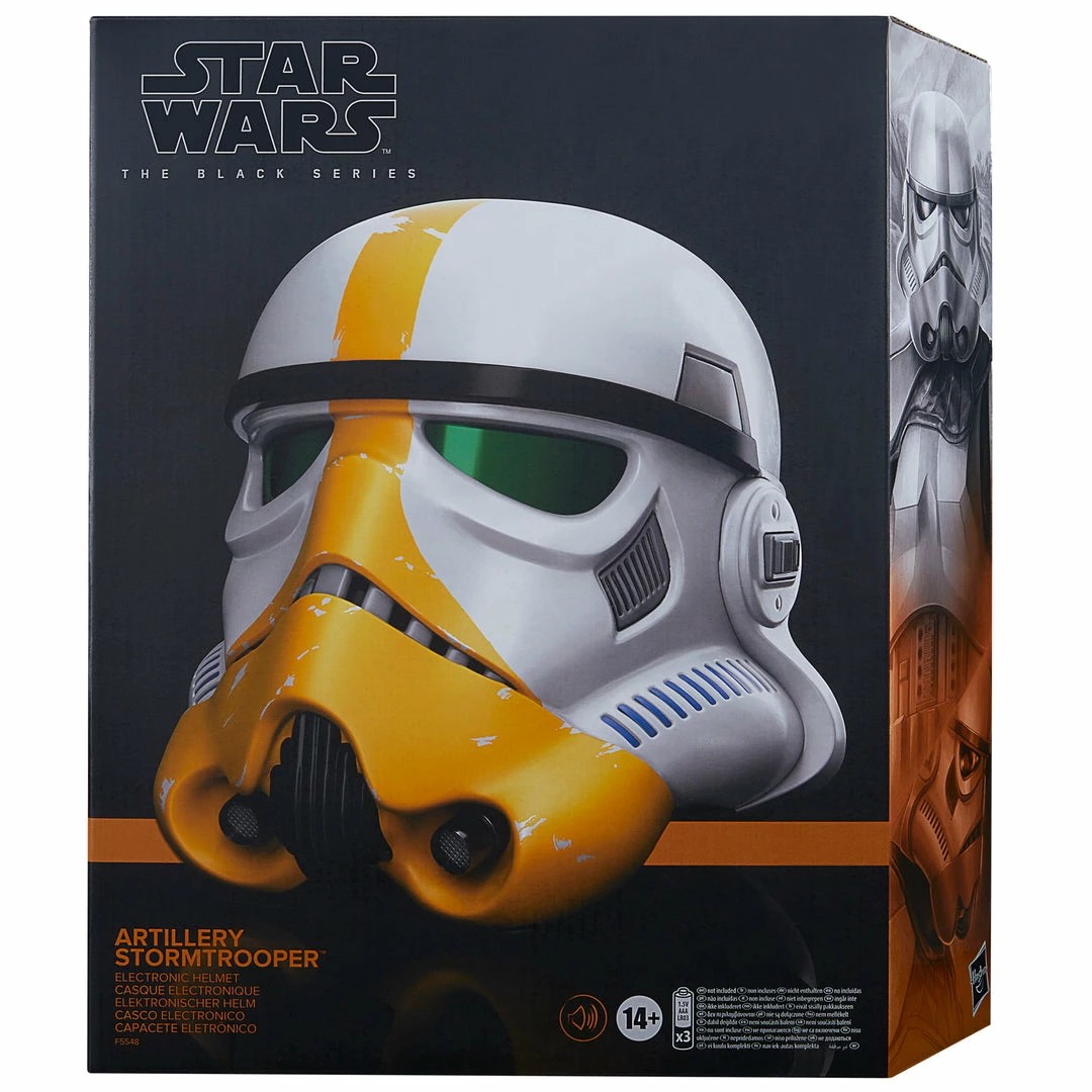 Star Wars The Black Series Artillery Stormtrooper Premium Electronic Helmet