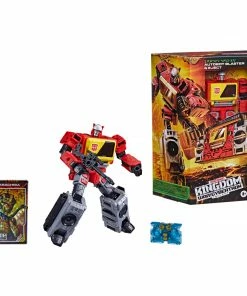 Transformers Generations War For Cybertron: Kingdom Voyager WFC-K44 Autobot Blaster & Eject Back In Stock