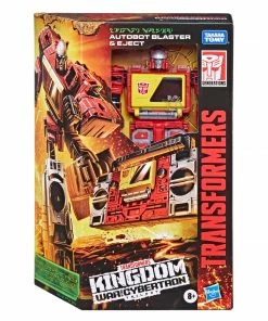 Transformers Generations War For Cybertron: Kingdom Voyager WFC-K44 Autobot Blaster & Eject Back In Stock