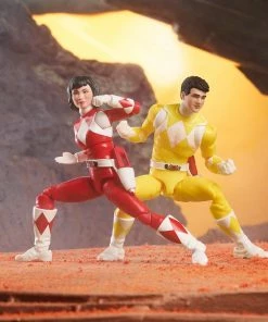 Partner Exclusives Power Rangers Lightning Collection Mighty Morphin Yellow & Red Ranger βSwapβ 2-pack