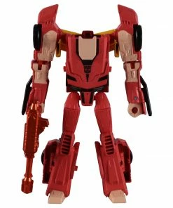 New Transformers Collaborative: Street Fighter II Mash-Up, Autobot Hot Rod [Ken] Vs. Arcee [Chun-Li]