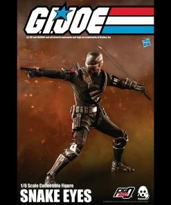 G.I. Joe Snake Eyes Collectible Figure 1/6 Scale By Threezero Back In Stock