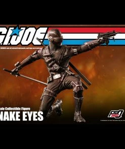 G.I. Joe Snake Eyes Collectible Figure 1/6 Scale By Threezero Back In Stock