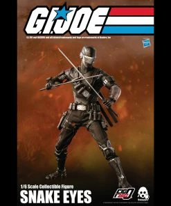G.I. Joe Snake Eyes Collectible Figure 1/6 Scale By Threezero Back In Stock