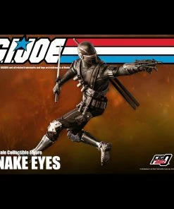 G.I. Joe Snake Eyes Collectible Figure 1/6 Scale By Threezero Back In Stock