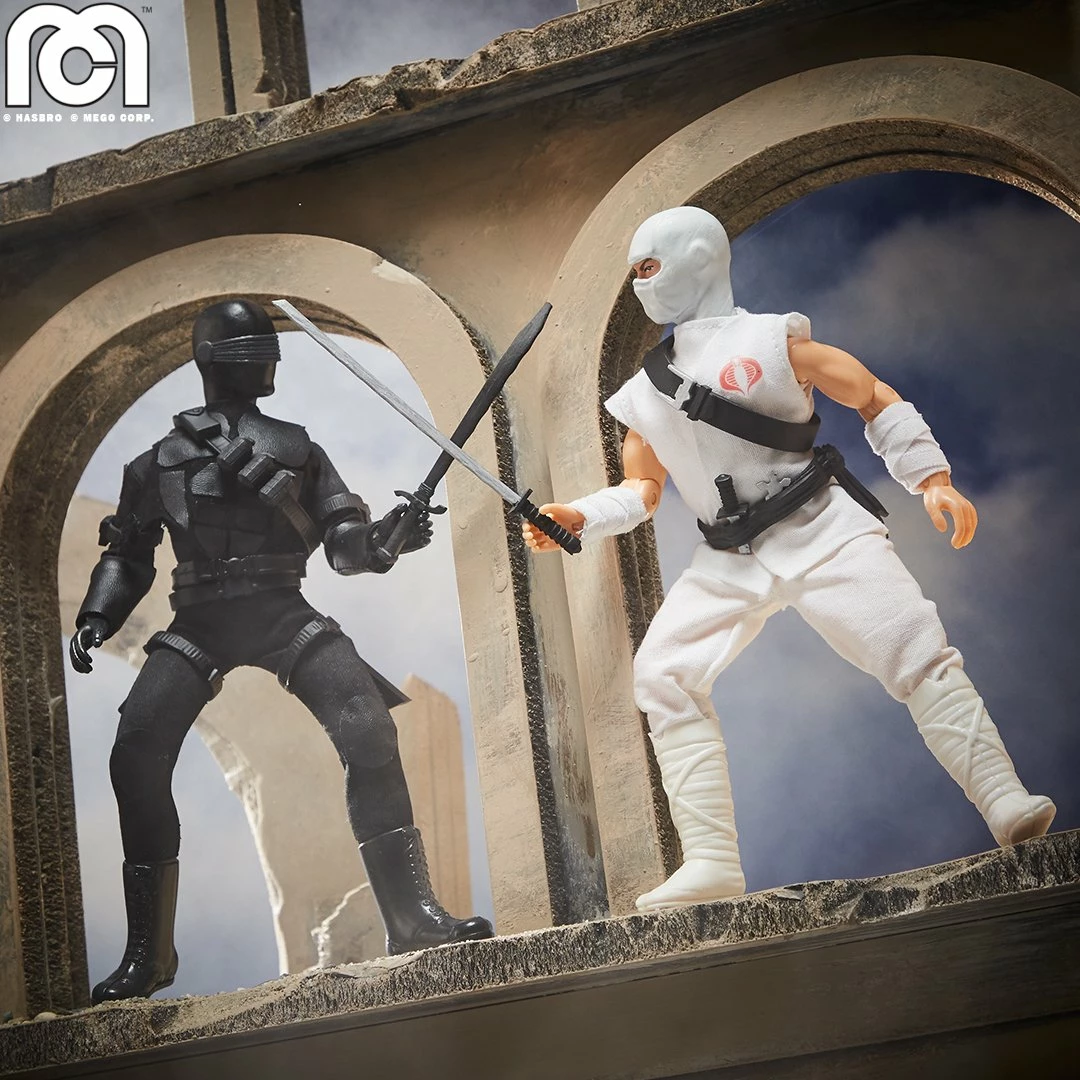 G.I. Joe X Mego Ninja Rivals Snake Eyes & Storm Shadow 2-Pack