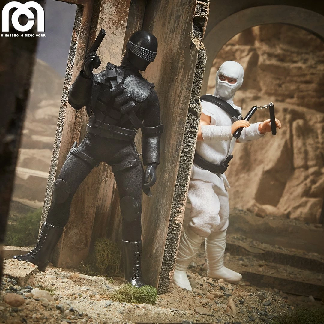 G.I. Joe X Mego Ninja Rivals Snake Eyes & Storm Shadow 2-Pack