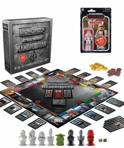 Hasbro Pulse Exclusives Monopoly: Star Wars The Mandalorian Edition Game With Figure
