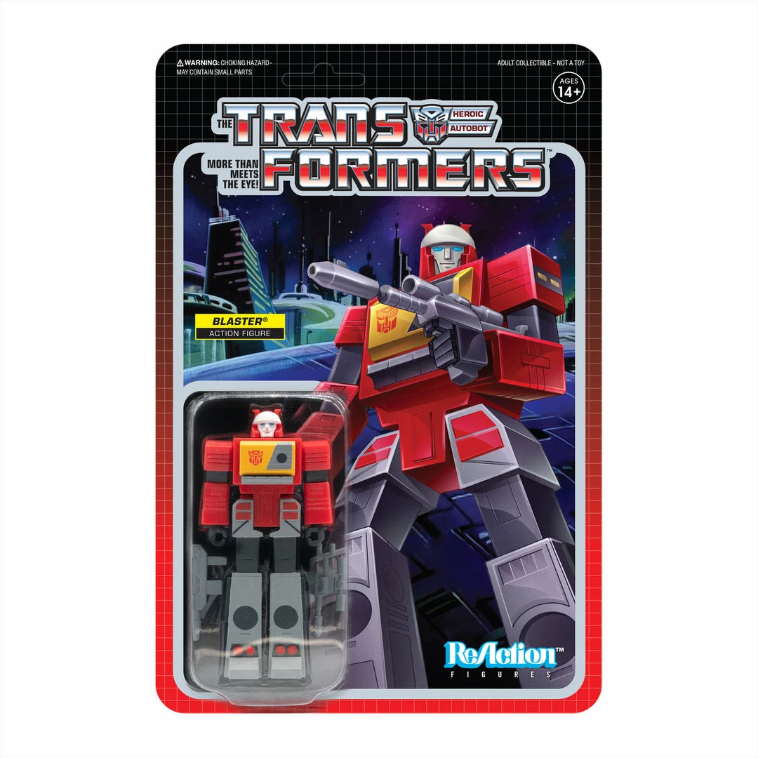 Transformers ReAction Blaster Figure By Super7