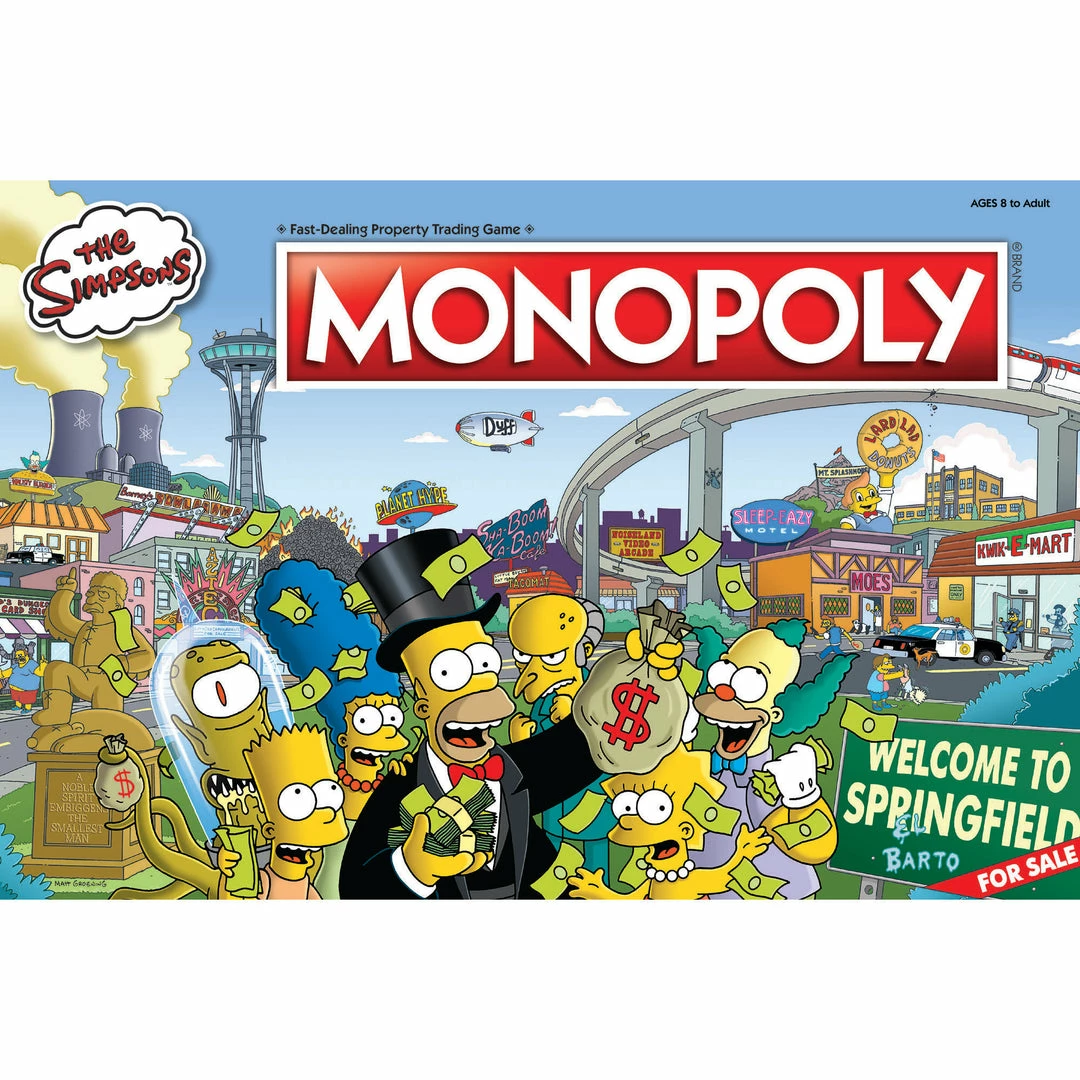USAopoly Hasbro Gaming MONOPOLY The Simpsons