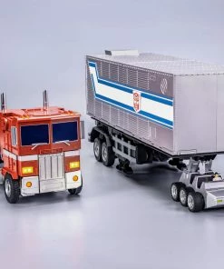 Robosen Transformers Optimus Prime Auto-Converting Trailer With Roller – Collector’s Edition New
