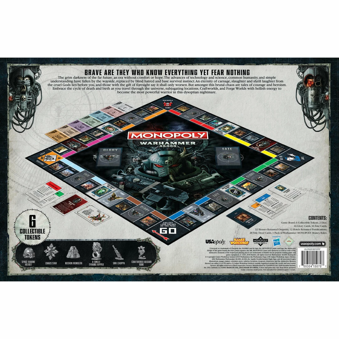 USAopoly Other Brands MONOPOLY Warhammer 40,000
