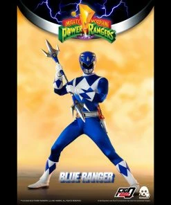 Mighty Morphin Power Rangers Blue Ranger Collectible Figure 1/6 Scale By Threezero