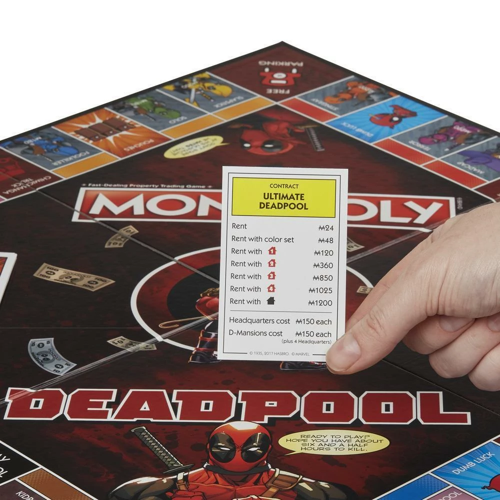 Monopoly: Marvel Deadpool Edition Other Brands
