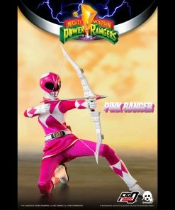 Back In Stock Mighty Morphin Power Rangers Pink Ranger Collectible Figure 1/6 Scale By Threezero