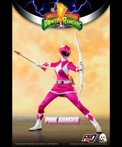 Back In Stock Mighty Morphin Power Rangers Pink Ranger Collectible Figure 1/6 Scale By Threezero