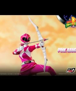 Back In Stock Mighty Morphin Power Rangers Pink Ranger Collectible Figure 1/6 Scale By Threezero