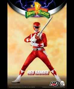 Mighty Morphin Power Rangers Red Ranger Collectible Figure 1/6 Scale By Threezero