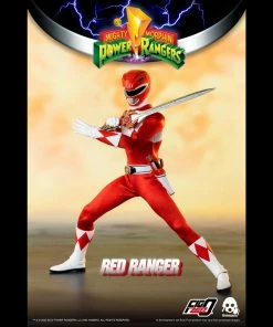 Mighty Morphin Power Rangers Red Ranger Collectible Figure 1/6 Scale By Threezero